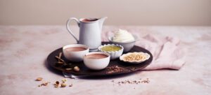 Pistachio Hot Chocolate Experience at Snowflake Gelato with Rich Toppings and Creamy Texture